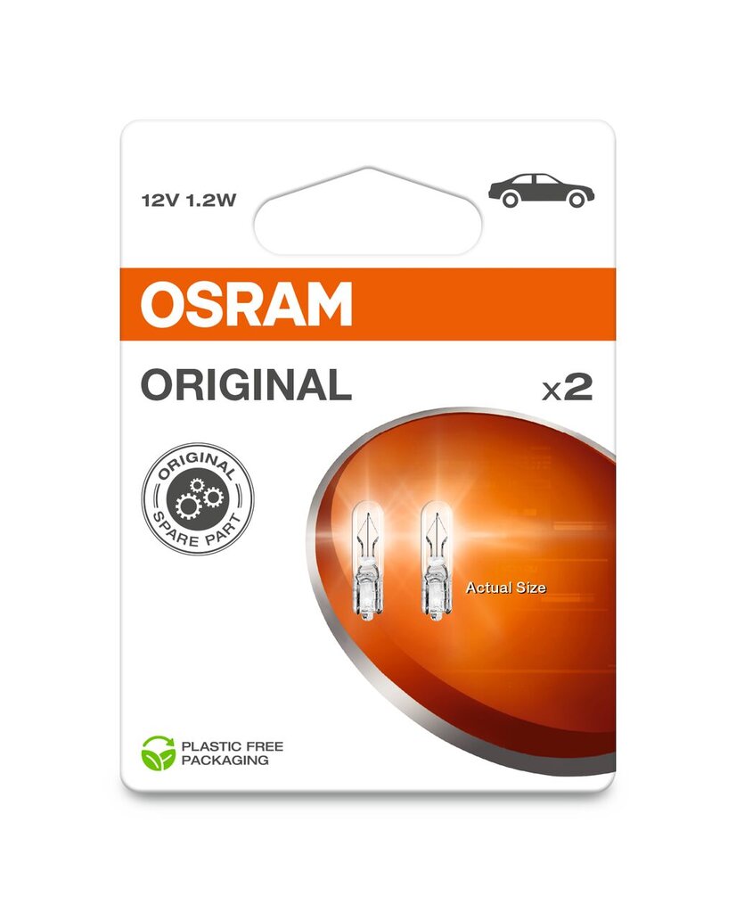 Automašīnas spuldze Osram 12V 1,2W цена и информация | Auto spuldzes | 220.lv