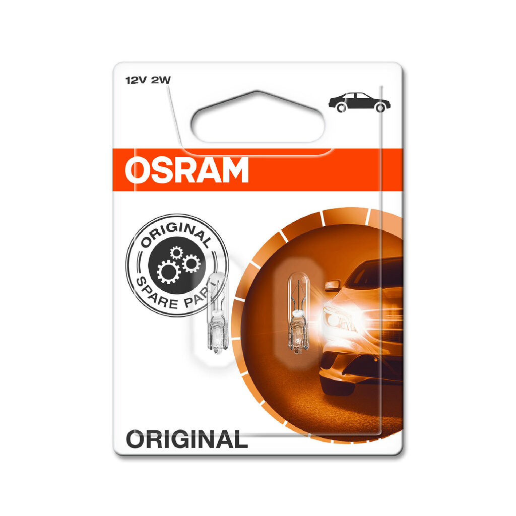 Automašīnas spuldze Osram 2722-02B 12V 2W cena un informācija | Auto spuldzes | 220.lv