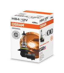 Automašīnas spuldze Osram HB4 12V 51W cena un informācija | Osram Elektroiekārtas | 220.lv