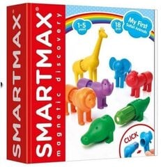 Магнитный конструктор SmartMax My First Safari Animals цена и информация | Конструкторы и кубики | 220.lv