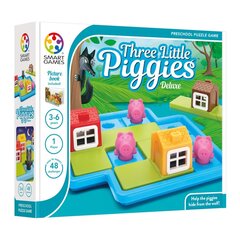 Игра Smart Games Three Little Piggies Deluxe цена и информация | Настольные игры, головоломки | 220.lv