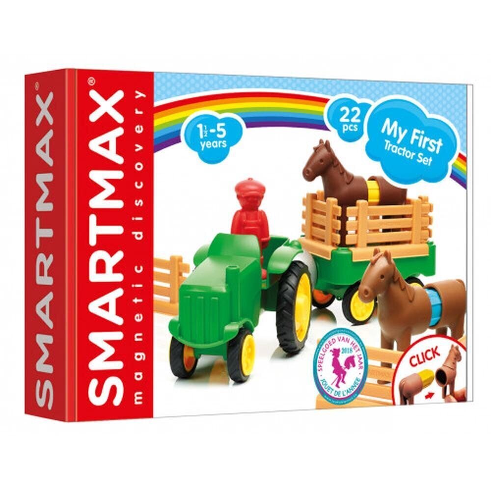 Magnētiskais konstruktors SmartMax My First Tractor cena un informācija | Konstruktori | 220.lv