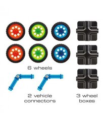 Magnētiskais konstruktors GeoSmart Wheels Set 11 gab цена и информация | Конструкторы и кубики | 220.lv