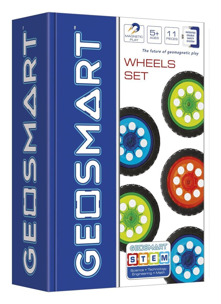 Magnētiskais konstruktors GeoSmart Wheels Set 11 gab cena un informācija | Konstruktori | 220.lv