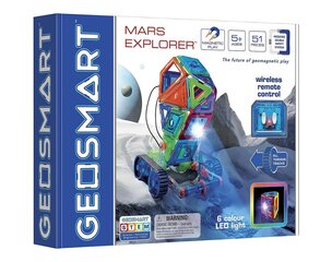 Magnētiskais konstruktors GeoSmart Mars Explorer 51 gab цена и информация | Конструкторы и кубики | 220.lv