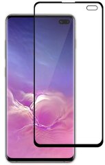 Fusion Full Glue 5D Tempered Glass Aizsargstikls Pilnam Ekrānam Samsung G975 Galaxy S10 Plus Melns cena un informācija | Ekrāna aizsargstikli | 220.lv