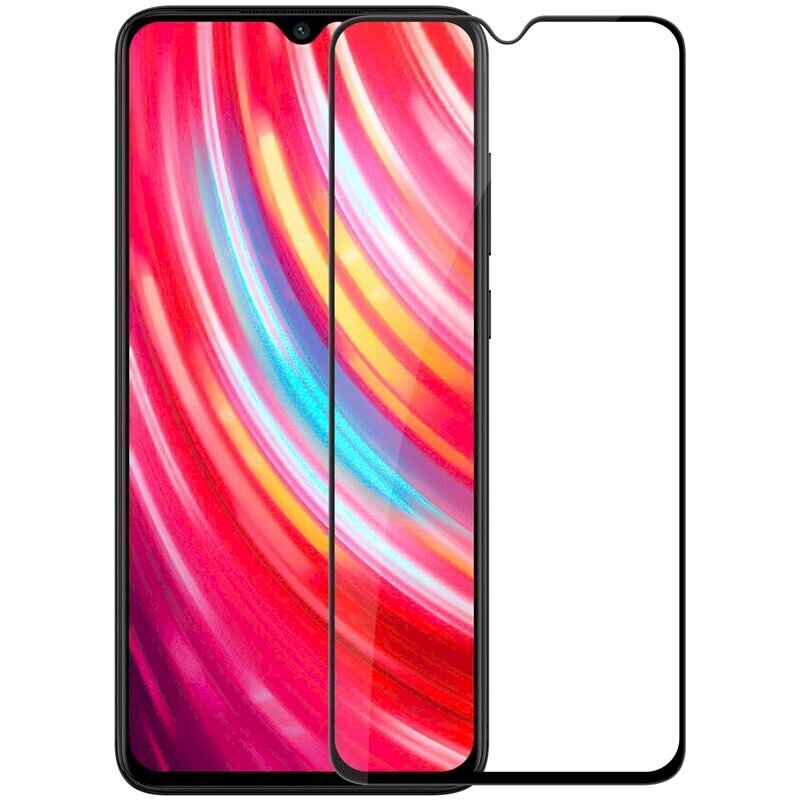 Fusion Full Glue 5D Tempered Glass Aizsargstikls Pilnam Ekrānam Xiaomi Note 8 Pro Melns cena un informācija | Ekrāna aizsargstikli | 220.lv