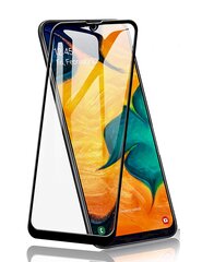 Fusion Full Glue 5D Tempered Glass Aizsargstikls Pilnam Ekrānam Samsung Galaxy A505 / A307 / A507 Galaxy A50 / A30s /A50s Melns cena un informācija | Ekrāna aizsargstikli | 220.lv