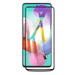 Fusion Full Glue 5D Tempered Glass Aizsargstikls Pilnam Ekrānam Samsung A515 Galaxy A51 Melns cena un informācija | Ekrāna aizsargstikli | 220.lv