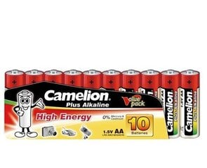 Camelion элементы Plus Alkaline, 1.5 В, AA/LR06, 10 шт. цена и информация | Батерейки | 220.lv