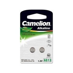 Camelion elementi Alkaline Button celles 1.5 V, AG13/LR44/357, 2 gab. cena un informācija | Baterijas | 220.lv