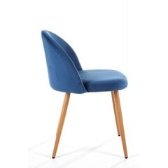 Ēdamistabas krēsls SJ.075, zils cena un informācija | Virtuves un ēdamistabas krēsli | 220.lv