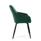 2-u krēslu komplekts SJ.082, zaļš cena un informācija | Virtuves un ēdamistabas krēsli | 220.lv