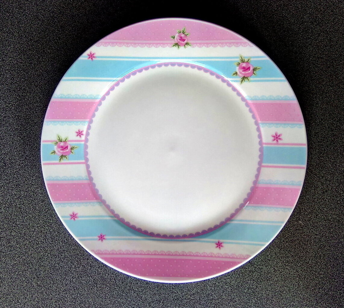 Porcelāna šķīvis, 27 cm cena un informācija | Trauki, šķīvji, pusdienu servīzes | 220.lv