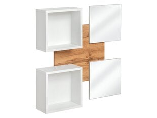 Комплект мебели для прихожей ASM Easy 07, белый/коричневый цена и информация | Комплекты в прихожую | 220.lv