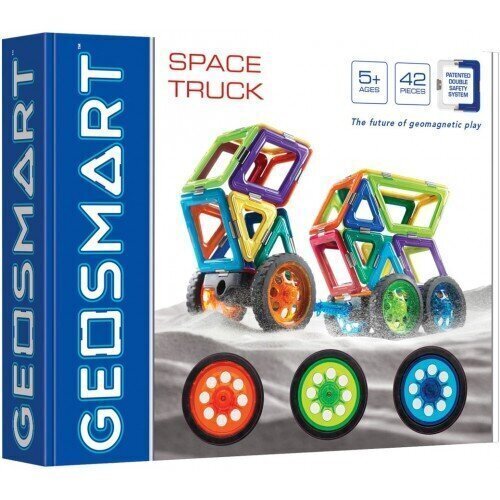 Magnētiskais konstruktors GeoSmart Space Truck 42 gab цена и информация | Konstruktori | 220.lv