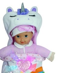 Lelle-mazulis ar guļammaisu, gaismu un skaņām Bambolina, FB375 cena un informācija | Rotaļlietas zīdaiņiem | 220.lv