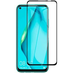 Fusion Full Glue 5D Tempered Glass Aizsargstikls Pilnam Ekrānam Huawei P40 Lite Melns cena un informācija | Ekrāna aizsargstikli | 220.lv