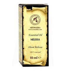 Melisas ēteriskā eļļa Aromatika, 10 ml cena un informācija | Ēteriskās eļļas, kosmētiskās eļļas, hidrolāti | 220.lv