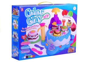 Plastilīna komplekts Color Clay "Tortas" cena un informācija | Attīstošās rotaļlietas | 220.lv
