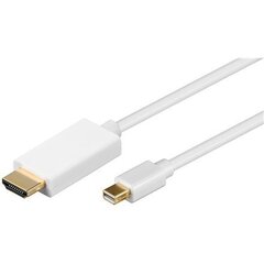 Goobay, HDMI/DisplayPort, 2 м цена и информация | Кабели и провода | 220.lv