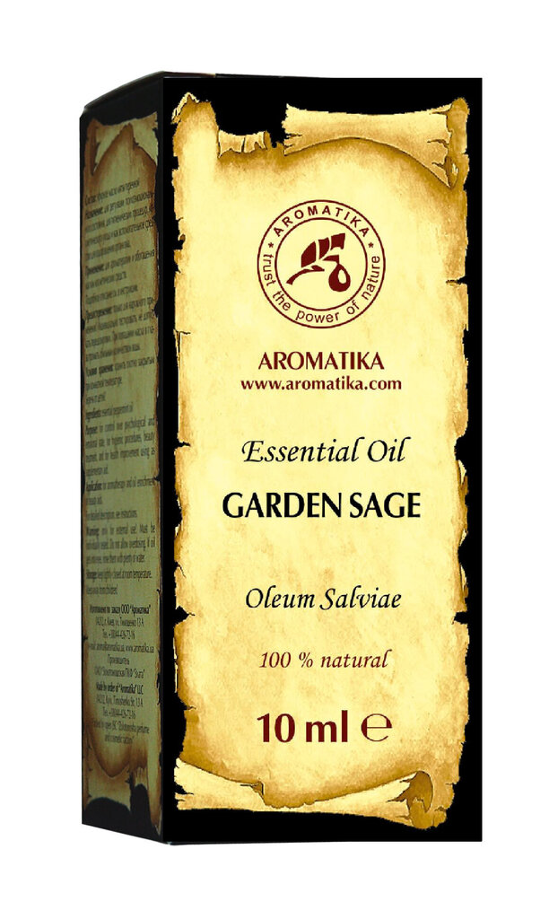 Ārstnieciskās Salvijas ēteriskā eļļa Aromatika, 10 ml цена и информация | Ēteriskās eļļas, kosmētiskās eļļas, hidrolāti | 220.lv