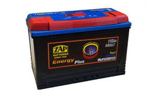 Dziļas izlādes akumulators ZAP Energy 110Ah 680Ah cena un informācija | Akumulatori | 220.lv