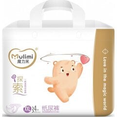 Подгузники Mulimi XXL 15+ кг, 34 шт цена и информация | Подгузники | 220.lv