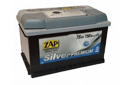 Akumulators ZAP Silver Premium 78Ah 750A 12V cena un informācija | Akumulatori | 220.lv