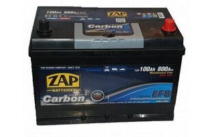 Akumulators ZAP Carbon EFB Jap (-+) 100Ah 800A cena un informācija | Akumulatori | 220.lv