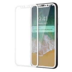 Fusion Full Glue 5D Tempered Glass Aizsargstikls Pilnam Ekrānam Apple iPhone X / XS / 11 Pro Balts cena un informācija | Ekrāna aizsargstikli | 220.lv