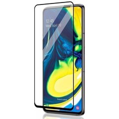 Tempered Glass 9D Aizsargstikls Pilnam Ekrānam Samsung A415 Galaxy A41 Melns cena un informācija | Ekrāna aizsargstikli | 220.lv