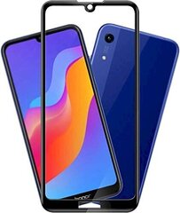 Tempered Glass 9D Aizsargstikls Pilnam Ekrānam Huawei Honor 8A / Y6S / Y6 (2019) Melns цена и информация | Защитные пленки для телефонов | 220.lv