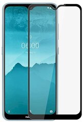 Fusion Full Glue 5D Tempered Glass Aizsargstikls Pilnam Ekrānam Nokia 2.3 Melns cena un informācija | Ekrāna aizsargstikli | 220.lv