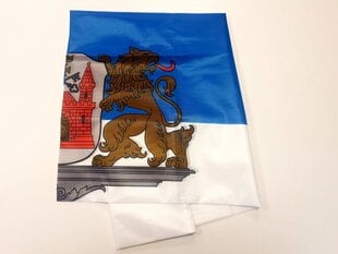 Rīgas pilsētas karogs 1x2m (Mastam) cena un informācija | Karogi un aksesuāri | 220.lv