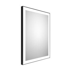 Зеркало с подсветкой Dubiel Vitrum Logan, черное цена и информация | Зеркала в ванную | 220.lv