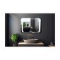 Spogulis ar apgaismojumu Venti Timer, sudrabainas krāsas cena un informācija | Vannas istabas spoguļi | 220.lv