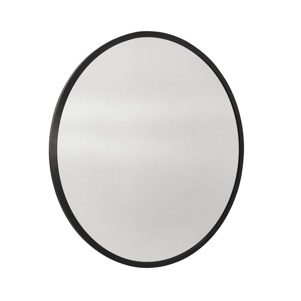 Spogulis Venti Rund, 80x80 cm, melns cena un informācija | Spoguļi | 220.lv