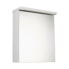 Шкафчик для ванной комнаты с зеркалом Sensea Storm LED 60 1D, белый цена и информация | Шкафчики для ванной | 220.lv