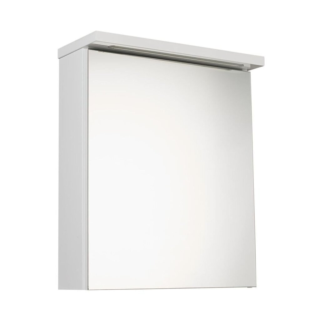 Vannas istabas skapītis ar spoguli Sensea Storm LED 60 1D, balts цена и информация | Vannas istabas skapīši | 220.lv