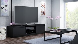 TV galdiņš NORE Malwa 120, melns cena un informācija | TV galdiņi | 220.lv