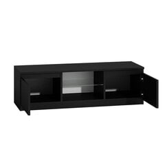 TV galdiņš 4560552 120cm, melns cena un informācija | TV galdiņi | 220.lv