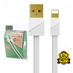 USB kabelis Remax RC-048i Lightning 3A Balts 1.0 m цена и информация | Кабели и провода | 220.lv