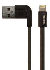 USB кабель Remax RC-052i Cheynn Apple Lightning, черный цена и информация | Кабели и провода | 220.lv