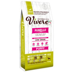 Корм Vivere Holistic для щенков средних пород, ягненок, 3 кг цена и информация | Сухой корм для собак | 220.lv