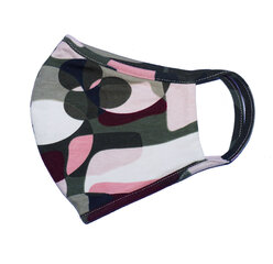 Многоразовая маска, 2 слоя (размер M,L ) "Military" цена и информация | Первая помощь | 220.lv