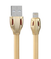 USB kabelis Remax RC-035i Laser Apple Lightning Zelta cena un informācija | Savienotājkabeļi | 220.lv