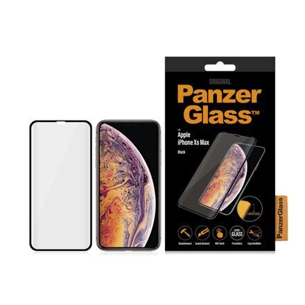 PanzerGlass 2644 Screen protector, Apple, iPhone Xs Max, Tempered glass, Transparent cena un informācija | Telefonu vāciņi, maciņi | 220.lv