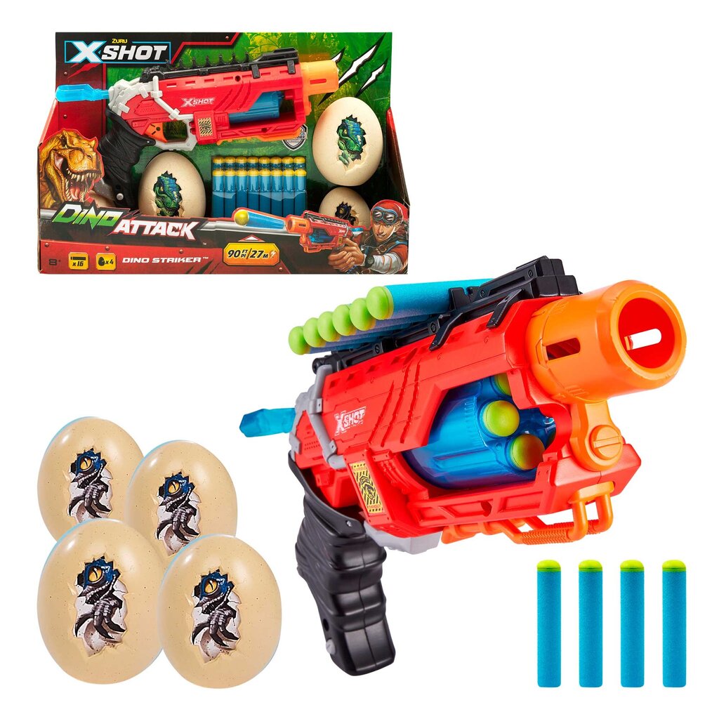 Rotaļu ierocis ar šautriņām Xshot Dino Striker, 4860 цена и информация | Rotaļlietas zēniem | 220.lv