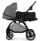 Universālie rati Kinderkraft Evolution Cocoon 2in1, Platinum Grey cena un informācija | Bērnu rati | 220.lv